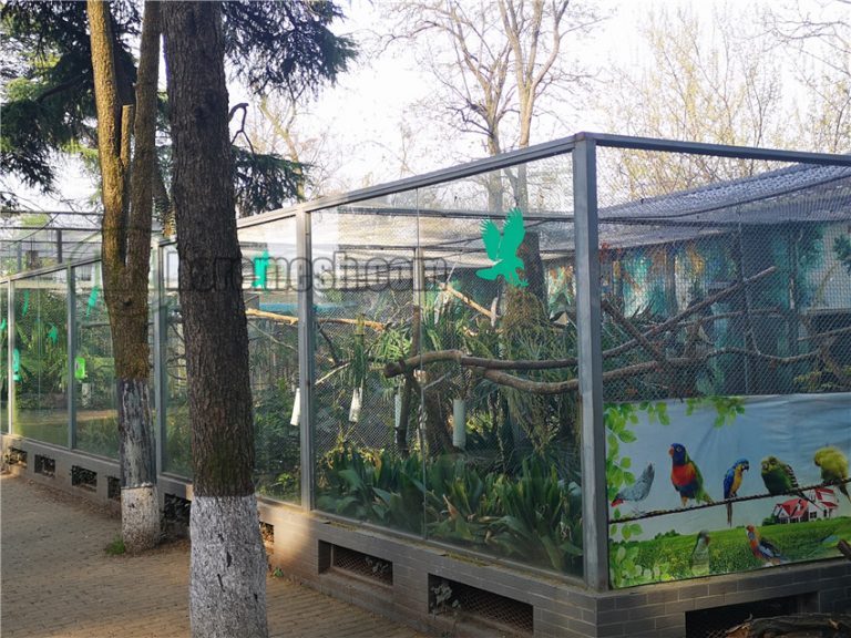 Stainless steel bird aviary netting for parrot Safe and Healthy.