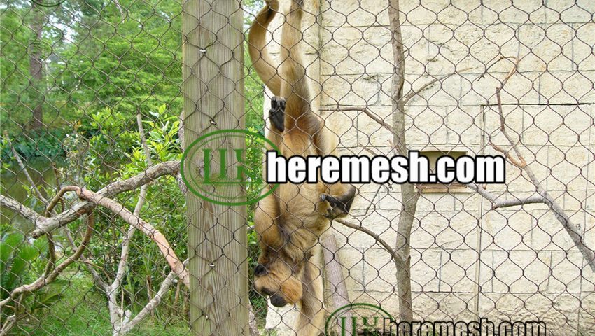 Gibbon fence mesh, gibbon enclosure netting, gibbon cages, gibbon nets