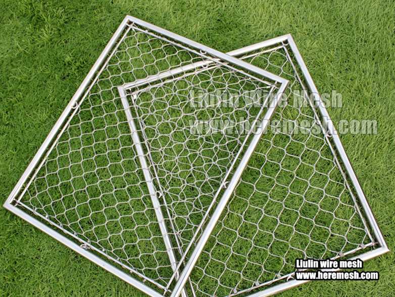 installation of stainless steel wire cable mesh-2-4