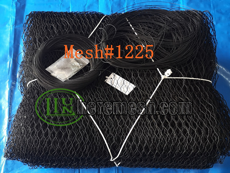 Black Stainless Steel Wire Rope Mesh