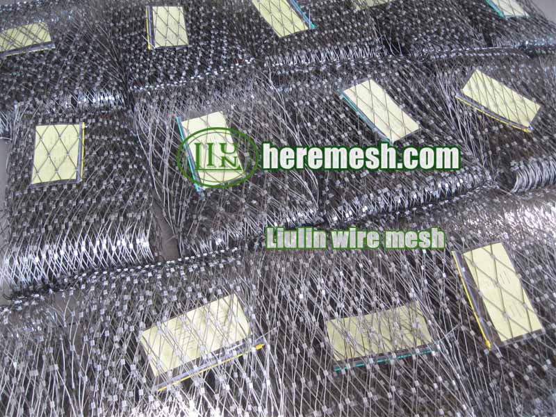 stainless steel rope ferruled zoo mesh