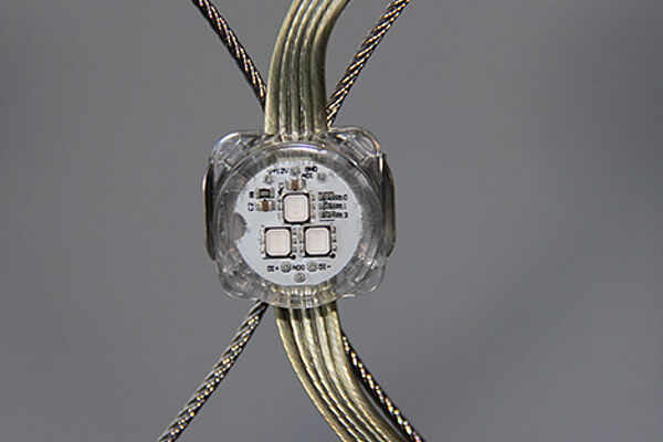 Application Of Stainless Steel Rope Mesh In LED Light