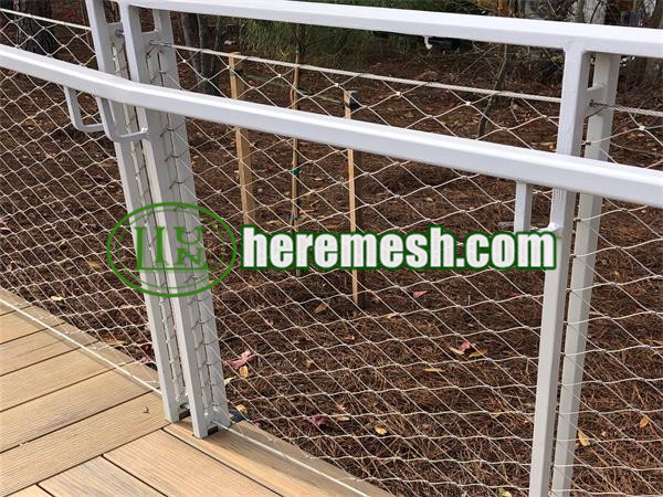 Stainless Steel Wire Rope Mesh Fence