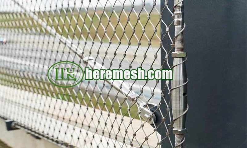 Stainless Steel Wire Rope Mesh Fence