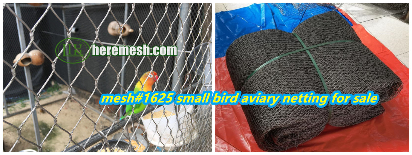 Mesh1625 Small Bird Aviary Netting For Sale,Bird Aviary Mesh
