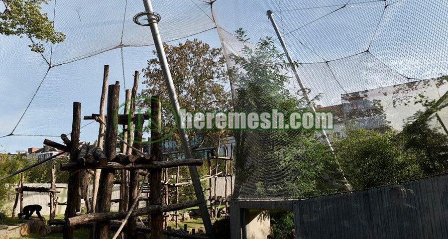 animal enclosure fencing mesh used for zoo exhibits construction