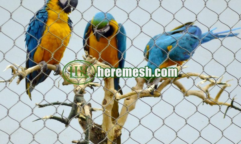 Stainless Steel Macaw Aviary Cage Netting