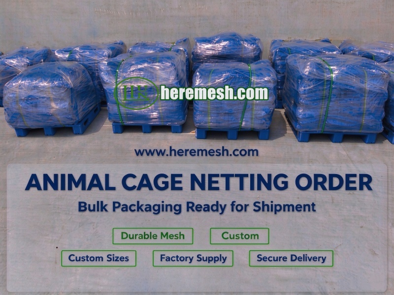 animal cage netting order